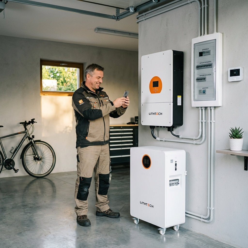 LiFePO4- 51,2V, 16kWh, 14kWh, 10kWh, 5kWh Napelemes akumulátor